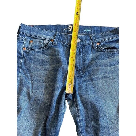 7‎ For All Mankind Women's Dojo Embroidered Pocket Denim Bermuda Shorts 28 - Picture 5 of 9